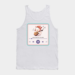 Meowsicians Rule The World Cute Cat Tank Top